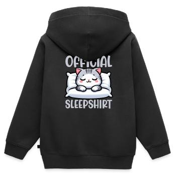 Official Sleeper American Short Lover - Kids Premium Organic Zip-up Hoodie - black - Back - AI Model Kid Male (0cm)