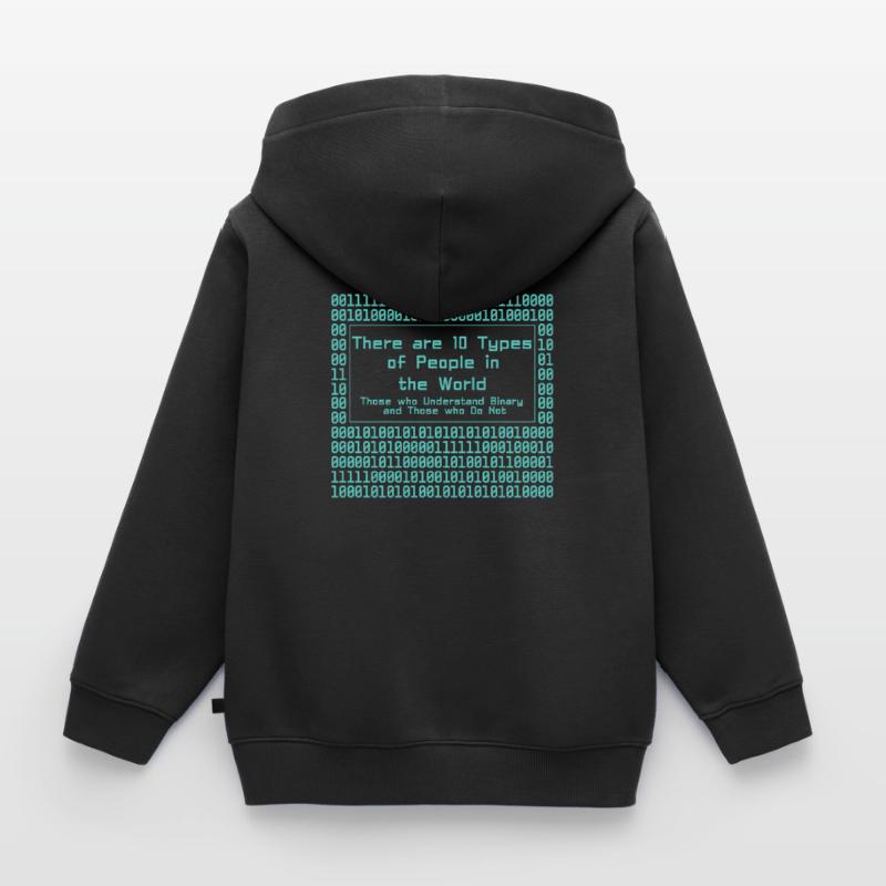 Programmierer Computercodierungssoftwareentwickler Kinder Premium Organic Zip Hoodie