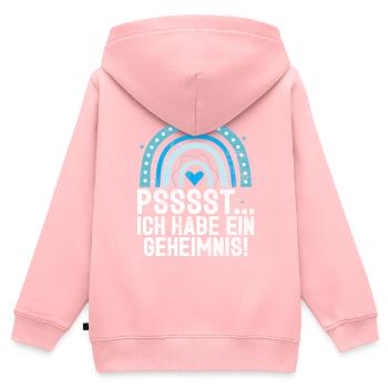 Großer Bruder Baby Liebhaber Älteres Geschwister - Kinder Premium Organic Zip Hoodie - Rosa - Hinten - AI Model Kid Female (0cm)
