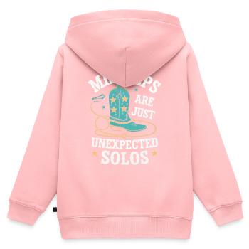 Line Dancing Tanzen Tänzer - Kinder Premium Organic Zip Hoodie - Rosa - Hinten - AI Model Kid Female (0cm)