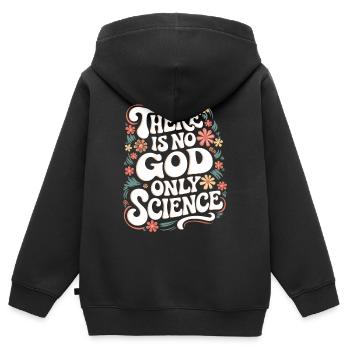 Atheismus Atheist Anti-Religion Agnostiker - Kinder Premium Organic Zip Hoodie - Schwarz - Hinten - AI Model Kid Male (0cm)