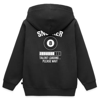 Billiard Talent Loads Please Wait Gift - Kids Premium Organic Zip-up Hoodie - black - Back - AI Model Kid Male (0cm)