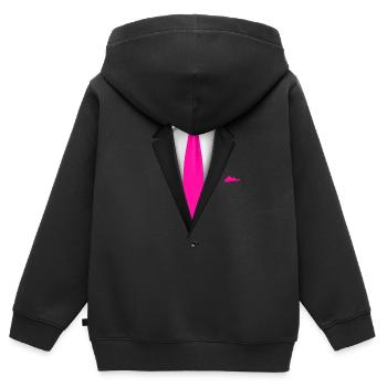 Tuxedo with a Tie For Weddings And Special - Kids Premium Organic Zip-up Hoodie - black - Back - AI Model Kid Male (0cm)
