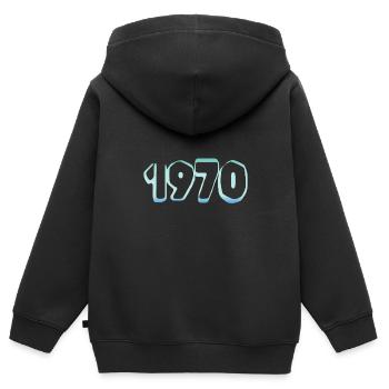Eisberg 1970 - Kinder Premium Organic Zip Hoodie - Schwarz - Hinten - AI Model Kid Male (0cm)