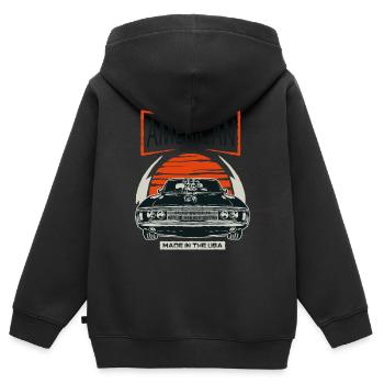American Motors Muscle Car - Kinder Premium Organic Zip Hoodie - Schwarz - Hinten - AI Model Kid Male (0cm)