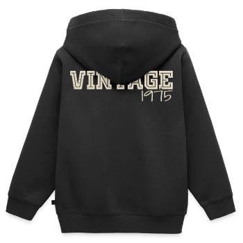 Jahrgang 1975 Original 1975 Retro 1975 Geschenk 1975 - Kinder Premium Organic Zip Hoodie - Schwarz - Hinten - AI Model Kid Male (0cm)