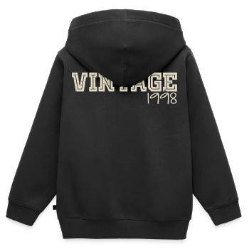 Jahrgang 1998 Original 1998 Retro 1998 Geschenk 1998 - Kinder Premium Organic Zip Hoodie - Schwarz - Hinten - AI Model Kid Male (0cm)