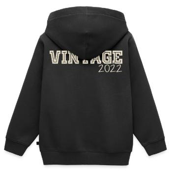 Vintage 2022 Original 2022 Rétro 2022 Cadeau 2022 - Sweat Premium à capuche zippé enfant bio - noir - Dos - AI Model Kid Male (0cm)