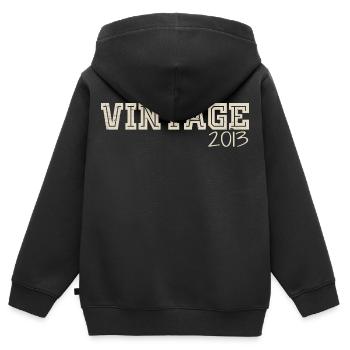 Vintage 2013 Original 2013 Rétro 2013 Cadeau 2013 - Sweat Premium à capuche zippé enfant bio - noir - Dos - AI Model Kid Male (0cm)
