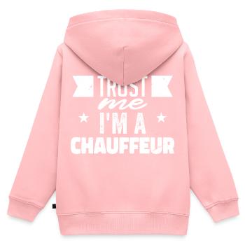 Autofahrer | Geschenke-Fahrer - Kinder Premium Organic Zip Hoodie - Rosa - Hinten - AI Model Kid Female (0cm)