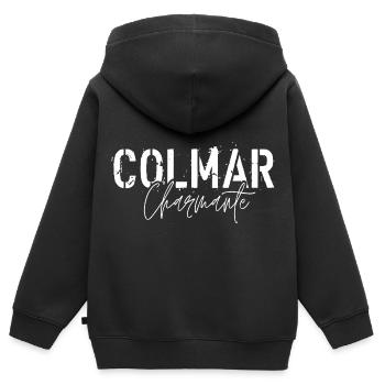 Colmar Charmante - Sweat Premium à capuche zippé enfant bio - noir - Dos - AI Model Kid Male (0cm)