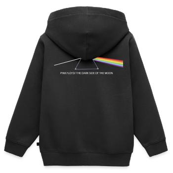 Pink Floyd Writing The Dark Side Of The Moon - Kids Premium Organic Zip-up Hoodie - black - Back - AI Model Kid Male (0cm)