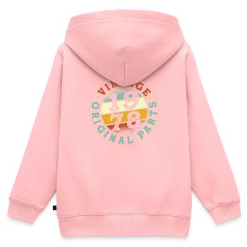 Vintage 1978 parts - Kids Premium Organic Zip-up Hoodie - rose - Back - AI Model Kid Female (0cm)