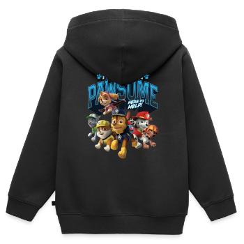 Paw Patrol Here To Help Pawsome - Kids Premium Organic Zip-up Hoodie - black - Back - AI Model Kid Male (0cm)