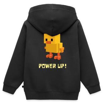 Spiel Gamer Games Joystick Spielkonsole Geschenk - Kinder Premium Organic Zip Hoodie - Schwarz - Hinten - AI Model Kid Male (0cm)