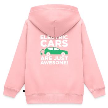 Electric cars advantages over combustion engines Diesel - Kids Premium Organic Zip-up Hoodie - rose - Back - AI Model Kid Female (0cm)