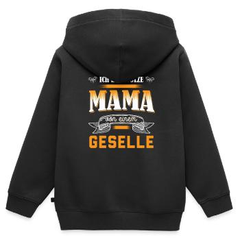 Geselle 2023 Geselle Geselle bestanden Geschenk - Kinder Premium Organic Zip Hoodie - Schwarz - Hinten - AI Model Kid Male (0cm)