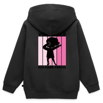 Vorschule Dabbing Vorschulkind Geschenk - Kinder Premium Organic Zip Hoodie - Schwarz - Hinten - AI Model Kid Male (0cm)