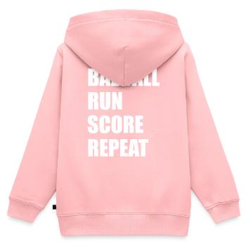 Bazball England Fans Cricket Englische Fans Bazball - Kinder Premium Organic Zip Hoodie - Rosa - Hinten - AI Model Kid Female (0cm)