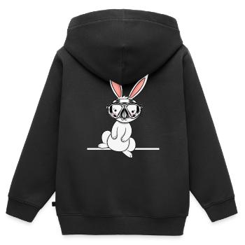 apnea dive oxygen snorkeling dive - Kids Premium Organic Zip-up Hoodie - black - Back - AI Model Kid Male (0cm)