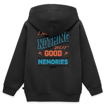 birthday hack the box hacking coder present idea - Kids Premium Organic Zip-up Hoodie - black - Back - AI Model Kid Male (0cm)