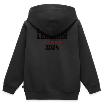 Erdkunde Lehrerin 2024 Beruf Studium Uni Lehramt - Kinder Premium Organic Zip Hoodie - Schwarz - Hinten - AI Model Kid Male (0cm)
