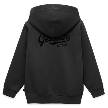 Gesellin 2024 Gesellenprüfung Ausbildung Azubi - Kinder Premium Organic Zip Hoodie - Schwarz - Hinten - AI Model Kid Male (0cm)