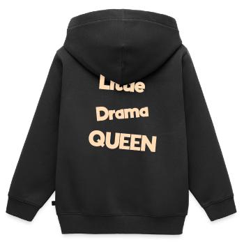 Babysprüche - Kinder Premium Organic Zip Hoodie - Schwarz - Hinten - AI Model Kid Male (0cm)