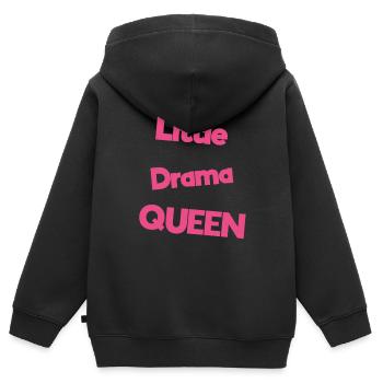 Babysprüche - Kinder Premium Organic Zip Hoodie - Schwarz - Hinten - AI Model Kid Male (0cm)