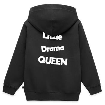Babysprüche - Kinder Premium Organic Zip Hoodie - Schwarz - Hinten - AI Model Kid Male (0cm)