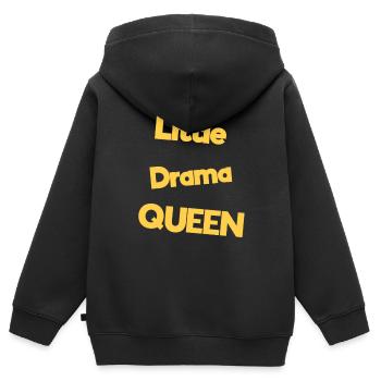 Babysprüche - Kinder Premium Organic Zip Hoodie - Schwarz - Hinten - AI Model Kid Male (0cm)