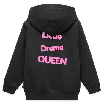Babysprüche - Kinder Premium Organic Zip Hoodie - Schwarz - Hinten - AI Model Kid Male (0cm)
