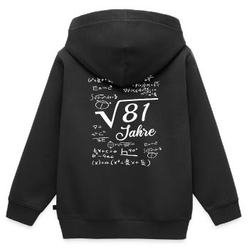 9. Geburtstag 9 Jahre 9th Birthday nine years - Kinder Premium Organic Zip Hoodie - Schwarz - Hinten - AI Model Kid Male (0cm)