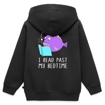 Frogfish - Kids Premium Organic Zip-up Hoodie - black - Back - AI Model Kid Male (0cm)