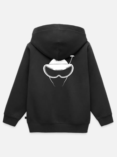 FPV Pilot - Kinder Premium Organic Zip Hoodie - Schwarz