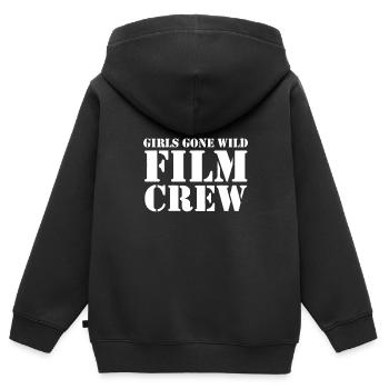 Girls Gone Wild Film Crew - Fun Party Costume - Kids Premium Organic Zip-up Hoodie - black - Back - AI Model Kid Male (0cm)
