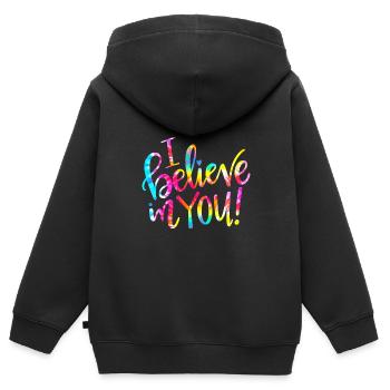 Vintage Made In 1989 Distressed Birthday - Kids Premium Organic Zip-up Hoodie - black - Back - AI Model Kid Male (0cm)