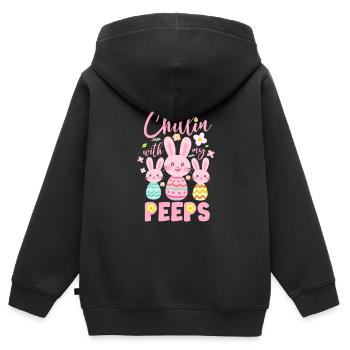 BUD Definition Personalized Name Funny Birthday - Kids Premium Organic Zip-up Hoodie - black - Back - AI Model Kid Male (0cm)