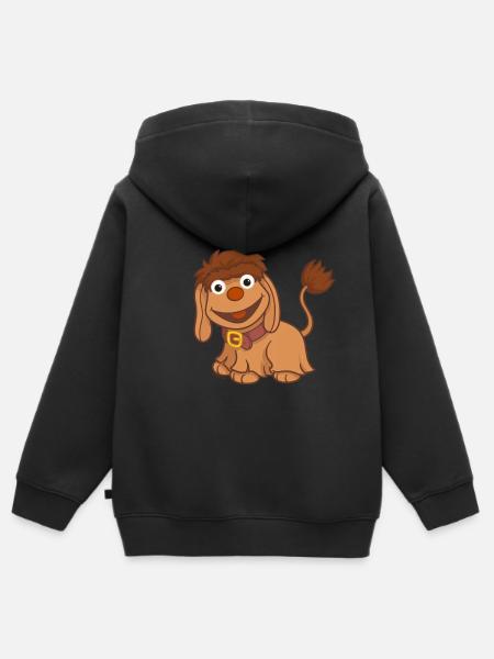 Moppi 2024 - Kinder Premium Organic Zip Hoodie - Schwarz