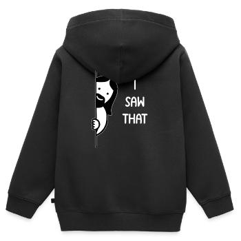 Jesus Freak Jesus Christus Meme Christlich Bibel - Kinder Premium Organic Zip Hoodie - Schwarz - Hinten - AI Model Kid Male (0cm)