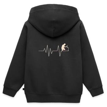 Anlagenmechaniker Sanitär- Heizungs- Klimatechnik - Kinder Premium Organic Zip Hoodie - Schwarz - Hinten - AI Model Kid Male (0cm)