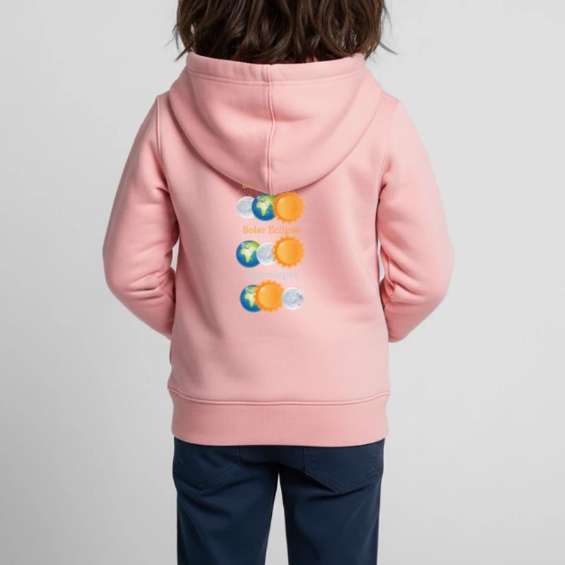 Éclipse de lune Éclipse Apocalypse Sweat Premium à capuche zippé enfant bio