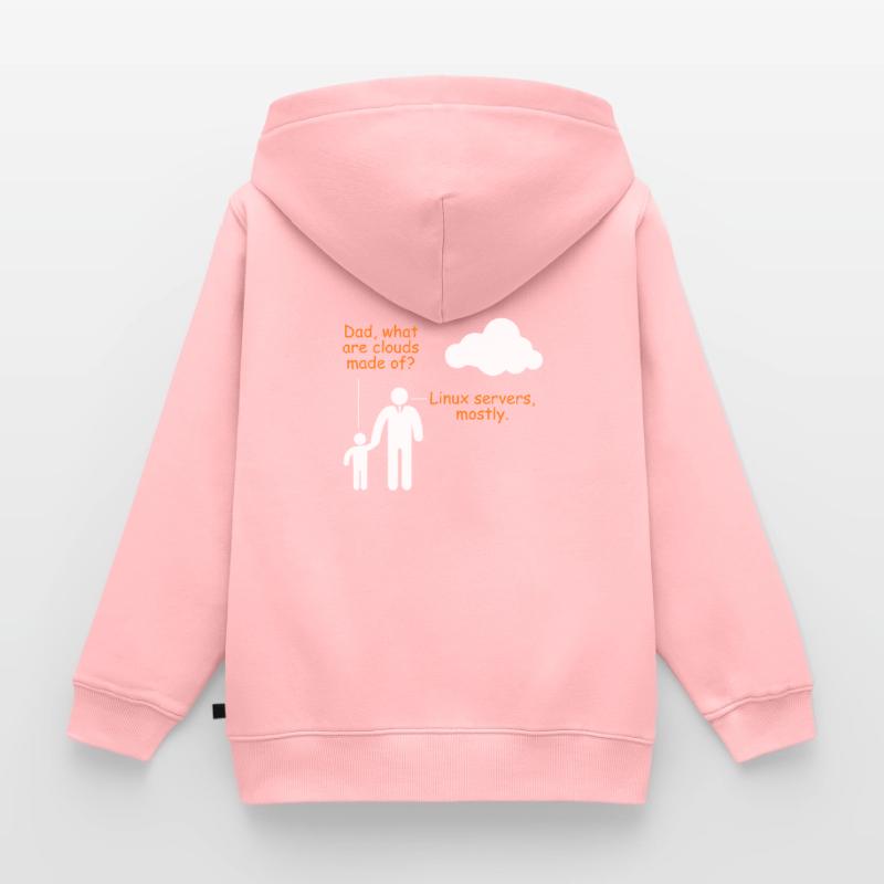 Linux Server Witz Informatiker Humor Software Kinder Premium Organic Zip Hoodie