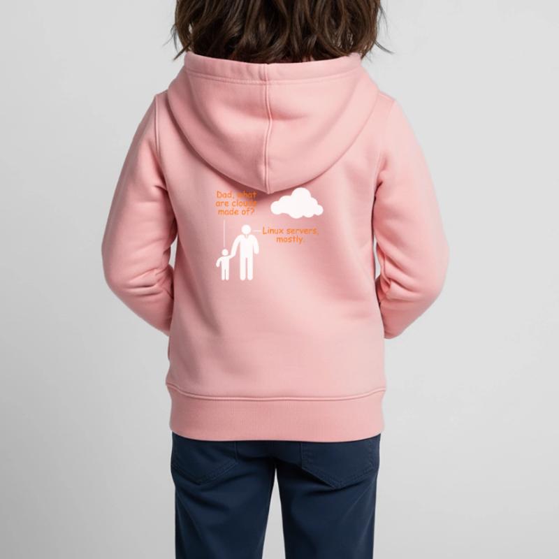 Linux Server Witz Informatiker Humor Software Kinder Premium Organic Zip Hoodie