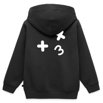 Kiss Emo - Kinder Premium Organic Zip Hoodie - Schwarz - Hinten - AI Model Kid Male (0cm)