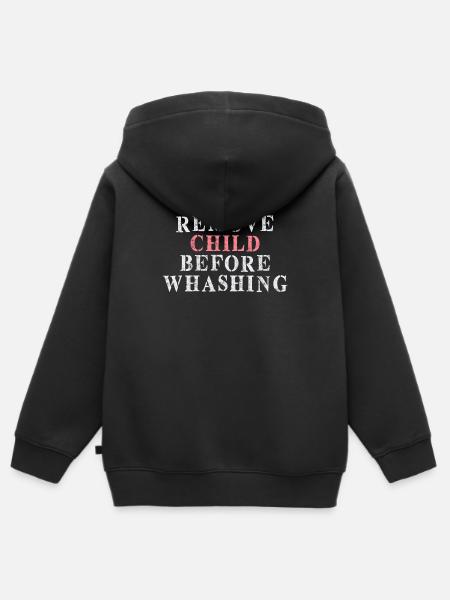 children - Kids Premium Organic Zip-up Hoodie - black