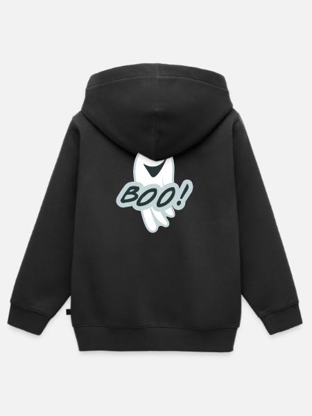 Gespenst - Kinder Premium Organic Zip Hoodie - Schwarz