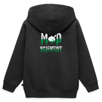 Chimie Science Physique Recherche - Sweat Premium à capuche zippé enfant bio - noir - Dos - AI Model Kid Male (0cm)