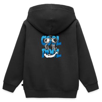 Schwimmer Präsent Wassersport Schwimmen Tauchen - Kinder Premium Organic Zip Hoodie - Schwarz - Hinten - AI Model Kid Male (0cm)