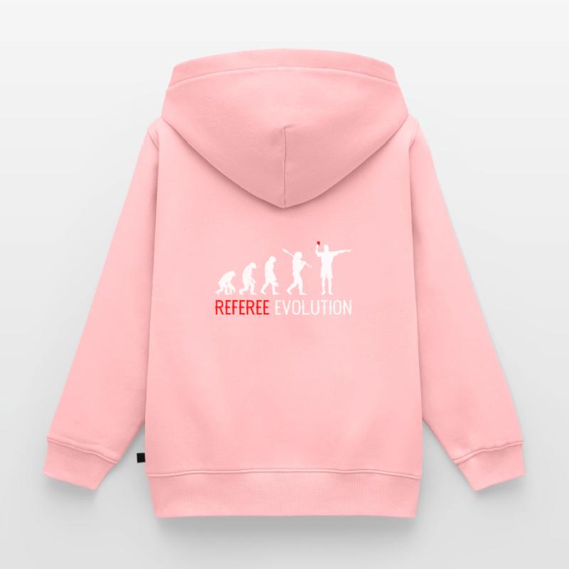 Referee Evolution Schiri Kids Premium Organic Zip-up Hoodie